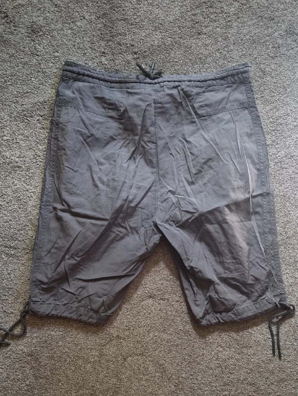 Rare adidas Men's Charcoal Drawstring Athletic Shorts Sz 38